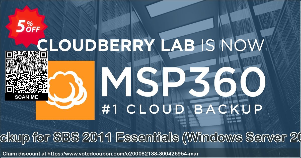 CloudBerry Backup for SBS 2011 Essentials, WINDOWS Server 2012 Essentials  Coupon Code May 2024, 5% OFF - VotedCoupon