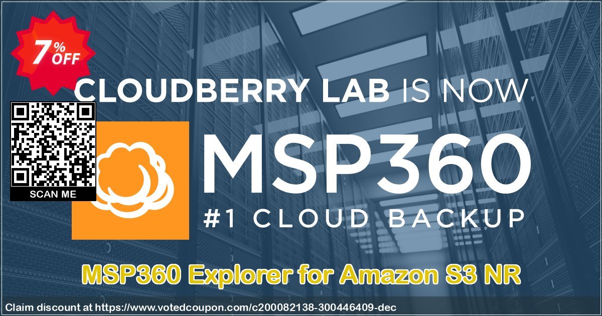 MSP360 Explorer for Amazon S3 NR Coupon, discount Coupon code Explorer for Amazon S3 NR. Promotion: Explorer for Amazon S3 NR offer from BitRecover