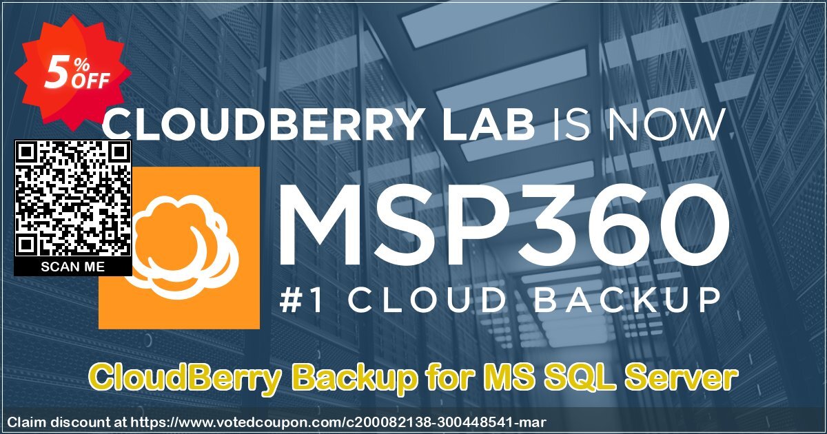 CloudBerry Backup for MS SQL Server Coupon Code May 2024, 5% OFF - VotedCoupon