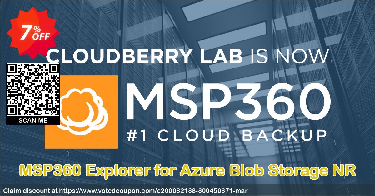 MSP360 Explorer for Azure Blob Storage NR Coupon Code May 2024, 7% OFF - VotedCoupon