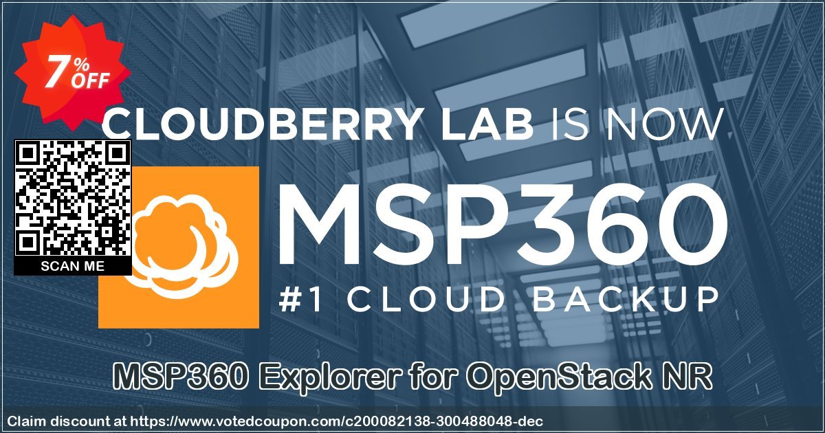 MSP360 Explorer for OpenStack NR Coupon, discount Coupon code Explorer for OpenStack NR. Promotion: Explorer for OpenStack NR offer from BitRecover