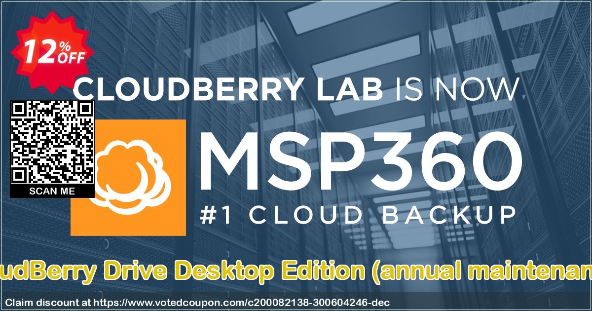 CloudBerry Drive Desktop Edition, annual maintenance  Coupon Code Mar 2024, 12% OFF - VotedCoupon