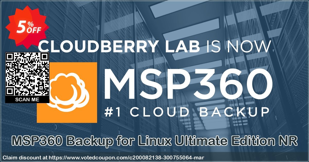 MSP360 Backup for Linux Ultimate Edition NR Coupon Code May 2024, 5% OFF - VotedCoupon