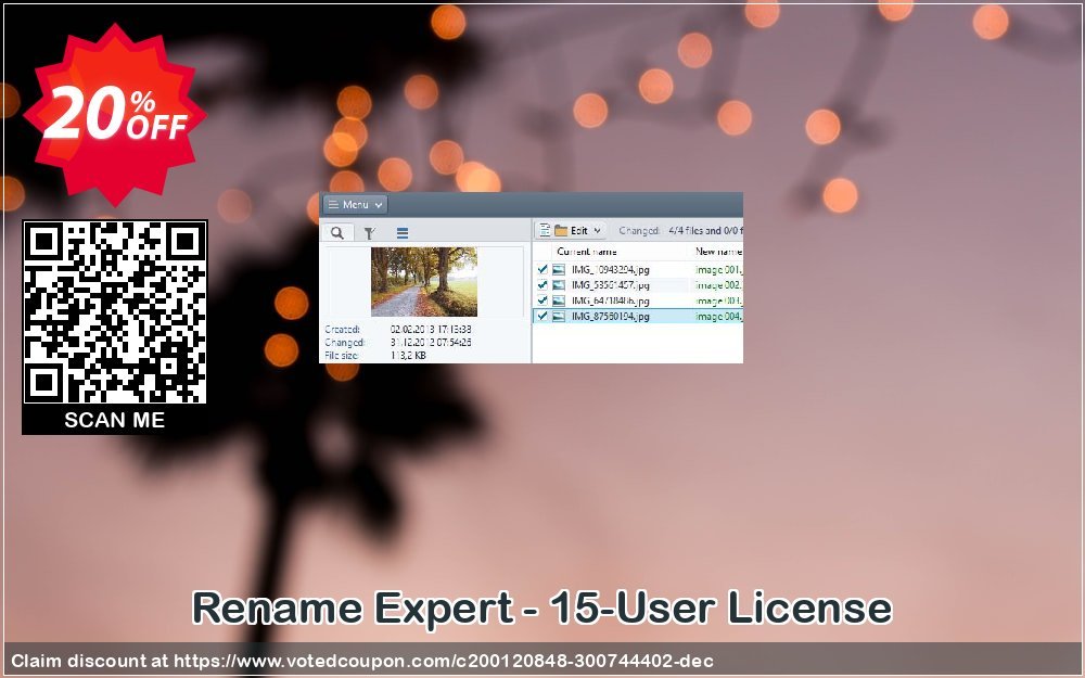 Rename Expert - 15-User Plan Coupon Code Apr 2024, 20% OFF - VotedCoupon