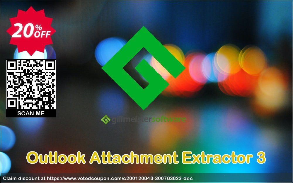 Outlook Attachment Extractor 3 Coupon, discount Coupon code Outlook Attachment Extractor 3. Promotion: Outlook Attachment Extractor 3 offer from Gillmeister Software