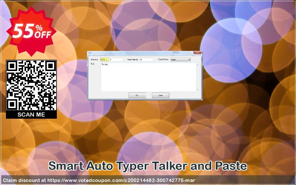 Smart Auto Typer Talker and Paste Coupon Code Apr 2024, 55% OFF - VotedCoupon