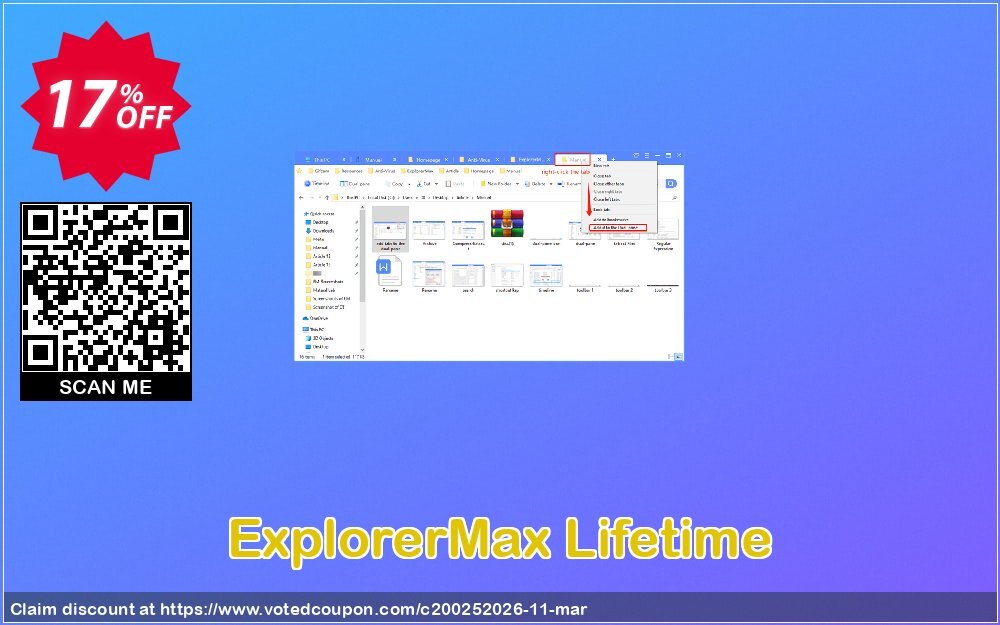 ExplorerMax Lifetime Coupon, discount 15% OFF ExplorerMax (Lifetime for 1 PC), verified. Promotion: Big sales code of ExplorerMax (Lifetime for 1 PC), tested & approved