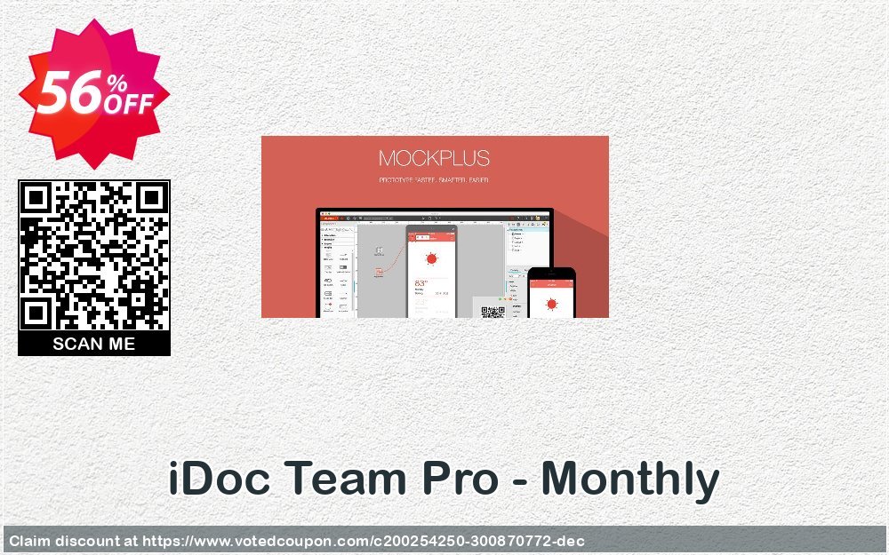 iDoc Team Pro - Monthly Coupon, discount Coupon code iDoc Team Pro - Monthly. Promotion: iDoc Team Pro - Monthly Exclusive offer 