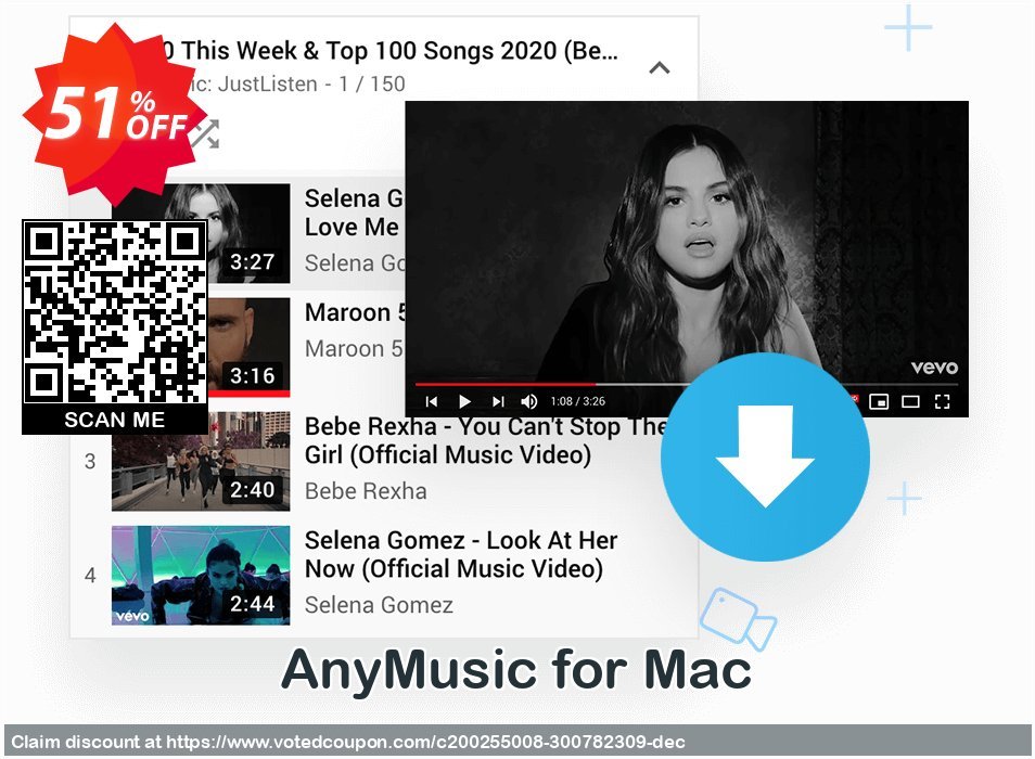 AnyMusic for MAC Coupon, discount Coupon code AnyMusic Mac Annually. Promotion: AnyMusic Mac Annually offer from Amoyshare