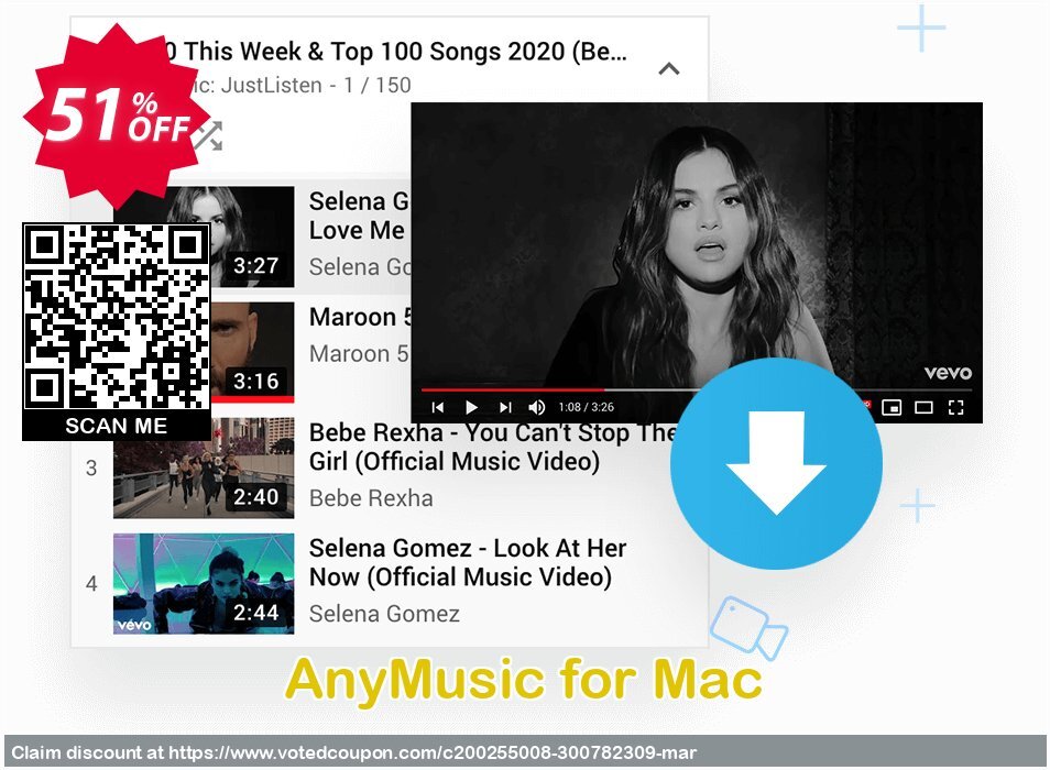 AnyMusic for MAC Coupon Code Apr 2024, 51% OFF - VotedCoupon