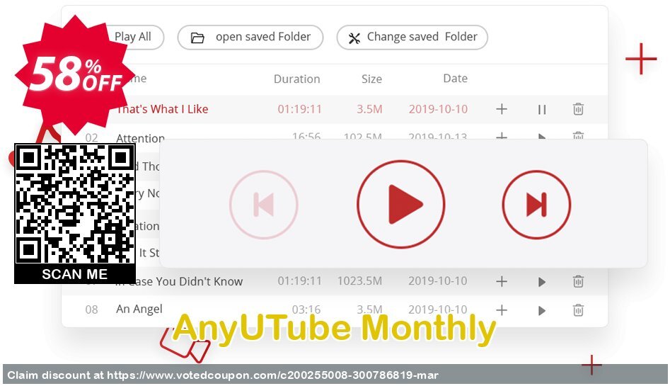 AnyUTube Monthly Coupon Code Apr 2024, 58% OFF - VotedCoupon