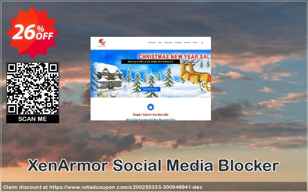 XenArmor Social Media Blocker Coupon, discount Coupon code XenArmor Social Media Blocker Personal Edition. Promotion: XenArmor Social Media Blocker Personal Edition offer from XenArmor Security Solutions Pvt Ltd