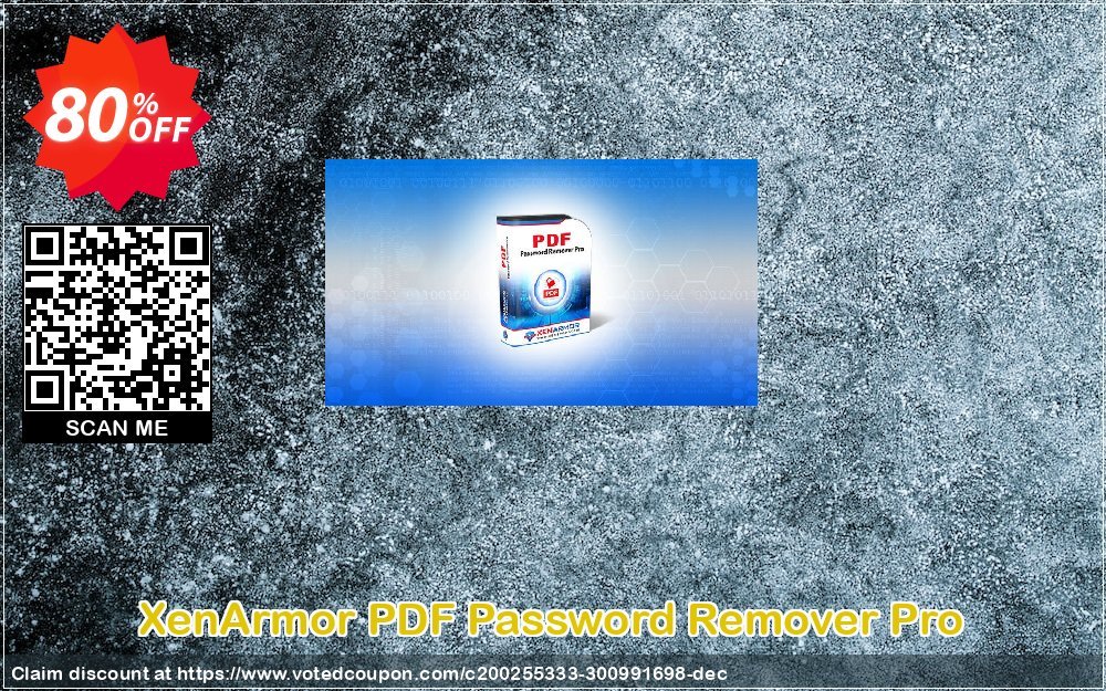 XenArmor PDF Password Remover Pro Coupon, discount 80% OFF XenArmor PDF Password Remover Pro, verified. Promotion: Awful discount code of XenArmor PDF Password Remover Pro, tested & approved