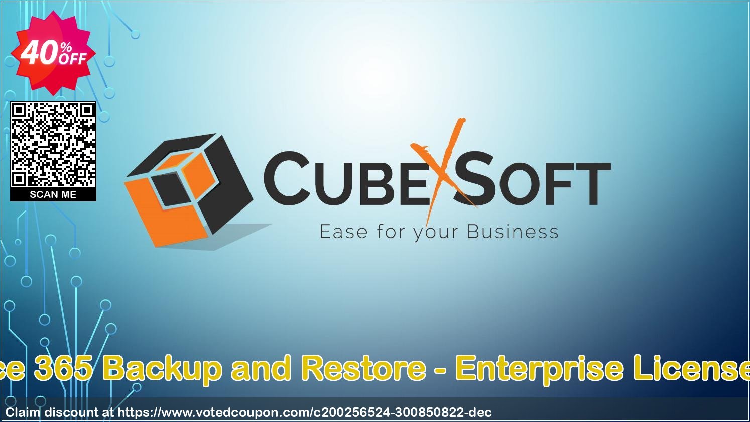 CubexSoft Office 365 Backup and Restore - Enterprise Plan - Special Offer Coupon Code May 2024, 40% OFF - VotedCoupon