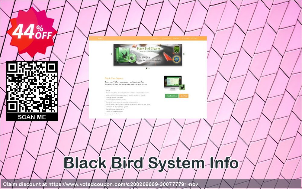 Black Bird System Info Coupon, discount Coupon code Black Bird System Info. Promotion: Black Bird System Info offer from Blackbird