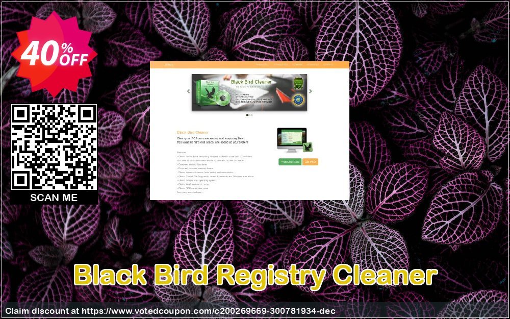 Black Bird Registry Cleaner Coupon, discount Coupon code Black Bird Registry Cleaner. Promotion: Black Bird Registry Cleaner offer from Blackbird