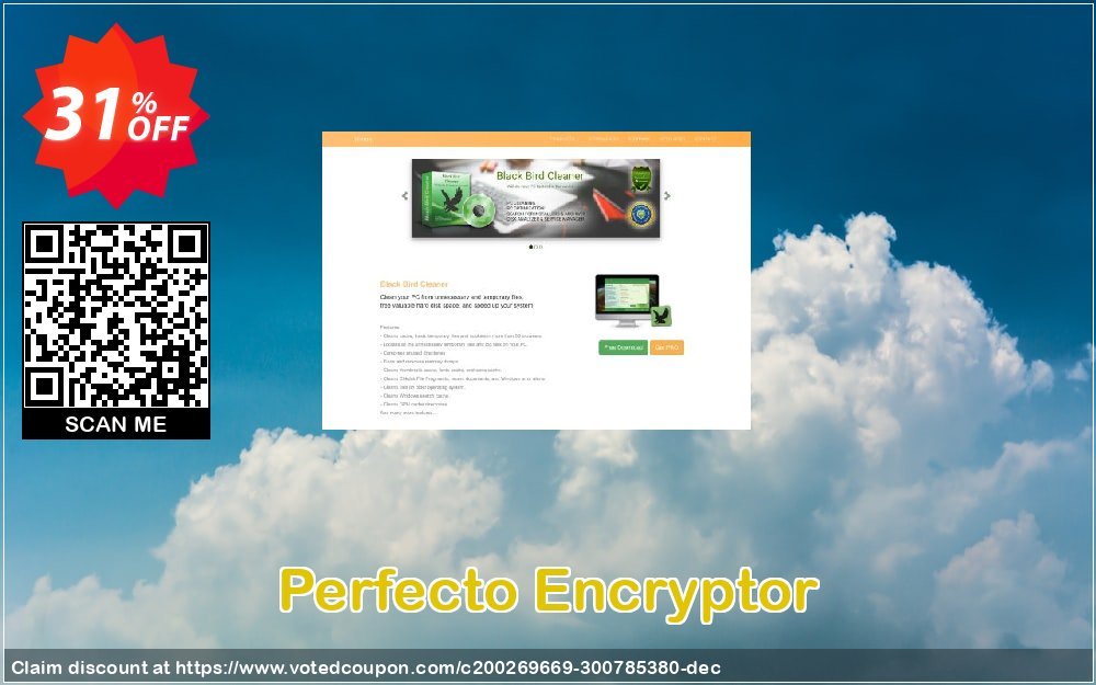 Perfecto Encryptor Coupon, discount Coupon code Perfecto Encryptor. Promotion: Perfecto Encryptor offer from Blackbird