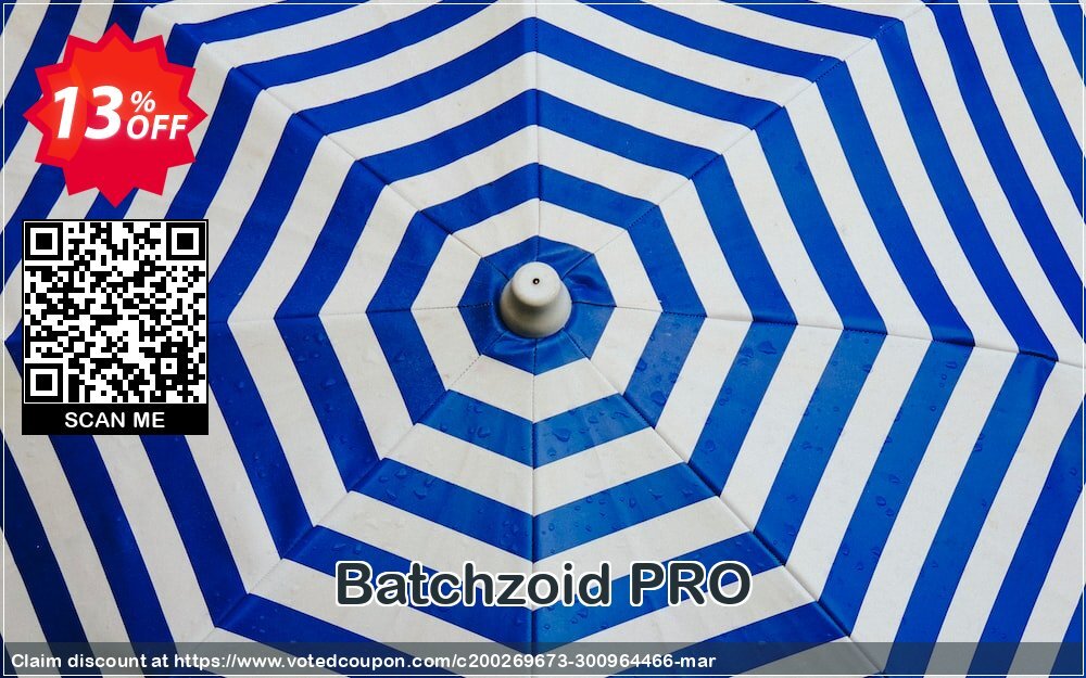 Batchzoid PRO Coupon, discount Coupon code Batchzoid - PRO. Promotion: Batchzoid - PRO offer from batchzoid