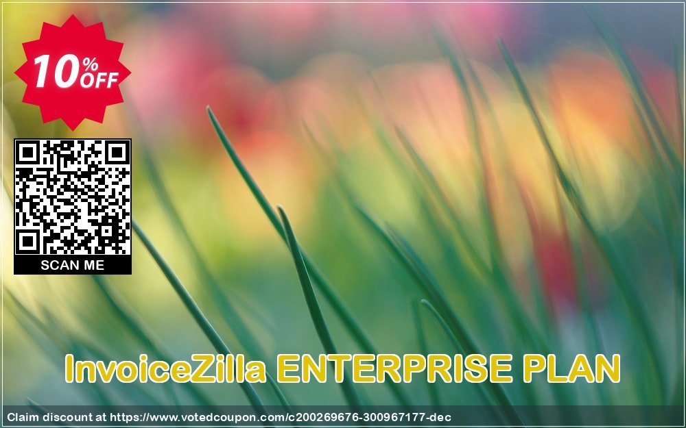 InvoiceZilla ENTERPRISE PLAN Coupon, discount Coupon code InvoiceZilla - ENTERPRISE PLAN. Promotion: InvoiceZilla - ENTERPRISE PLAN offer from editerion