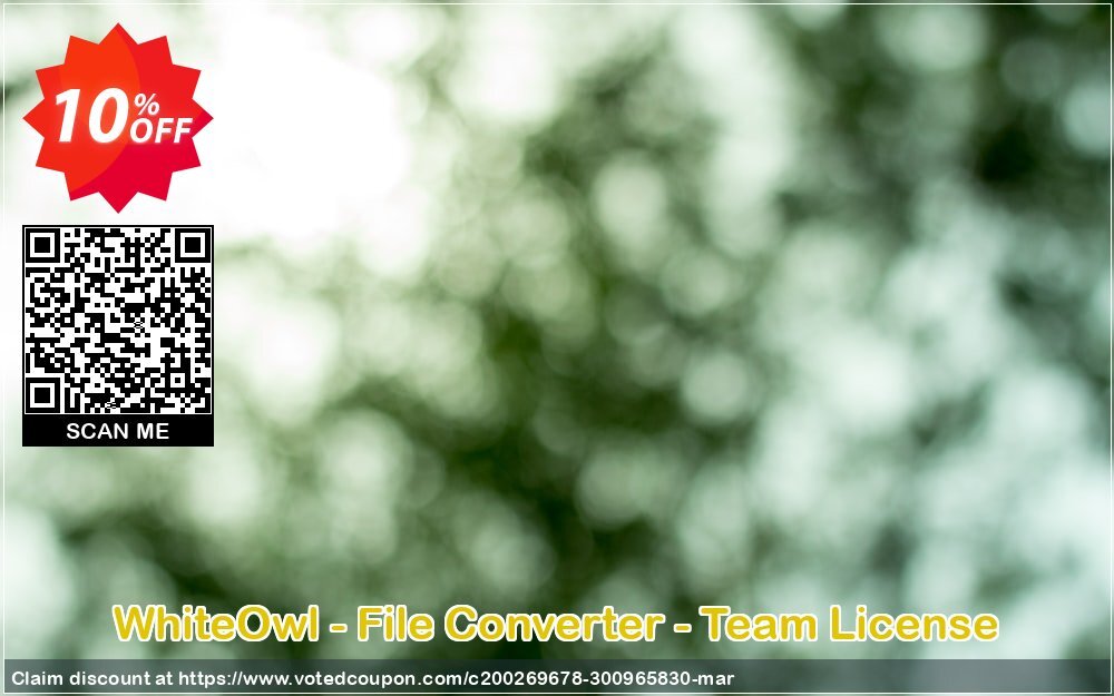 WhiteOwl - File Converter - Team Plan Coupon Code Apr 2024, 10% OFF - VotedCoupon