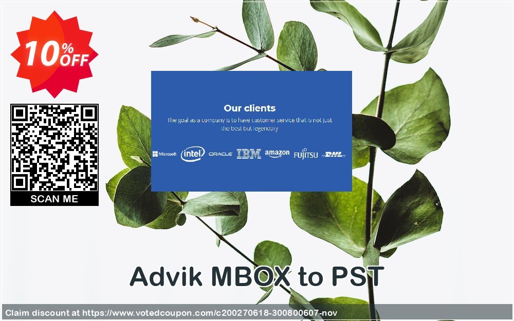 Advik MBOX to PST Coupon, discount Coupon code Advik MBOX to PST - Personal License. Promotion: Advik MBOX to PST - Personal License Exclusive offer 
