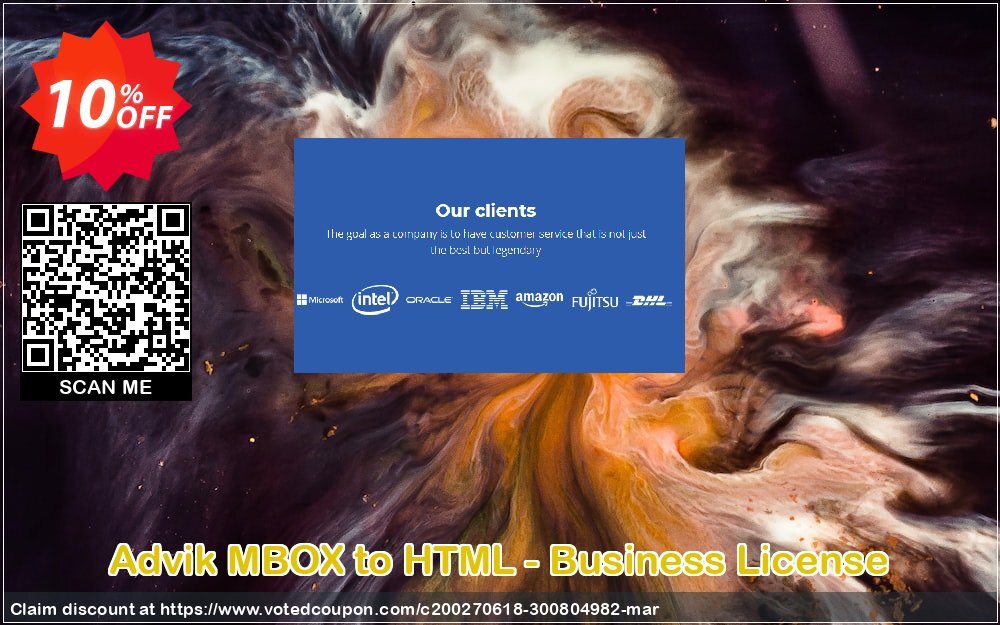 Advik MBOX to HTML - Business Plan Coupon, discount Coupon code Advik MBOX to HTML - Business License. Promotion: Advik MBOX to HTML - Business License Exclusive offer 