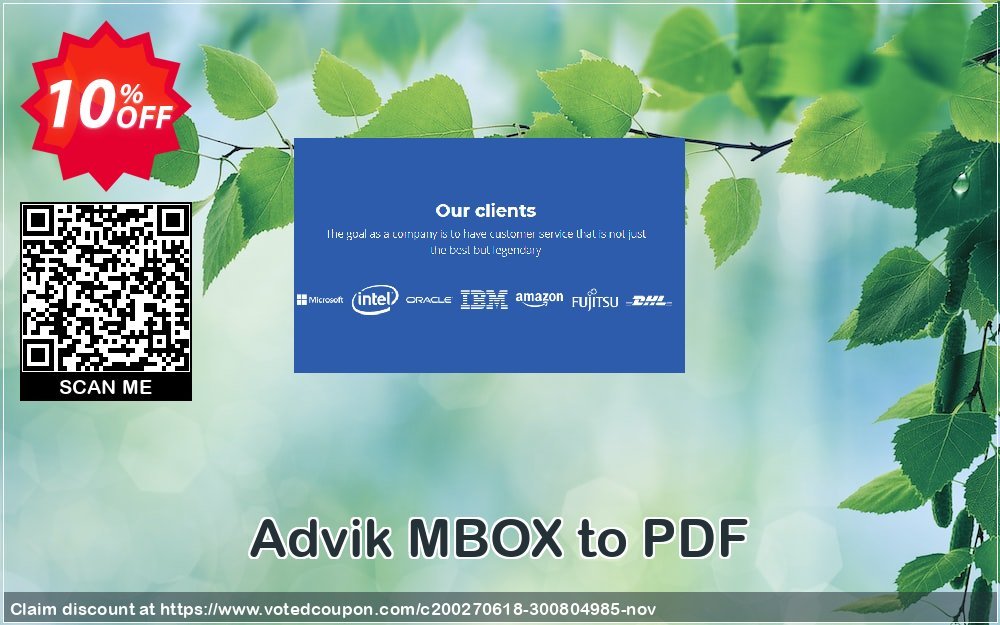 Advik MBOX to PDF Coupon, discount Coupon code Advik MBOX to PDF - Personal License. Promotion: Advik MBOX to PDF - Personal License Exclusive offer 