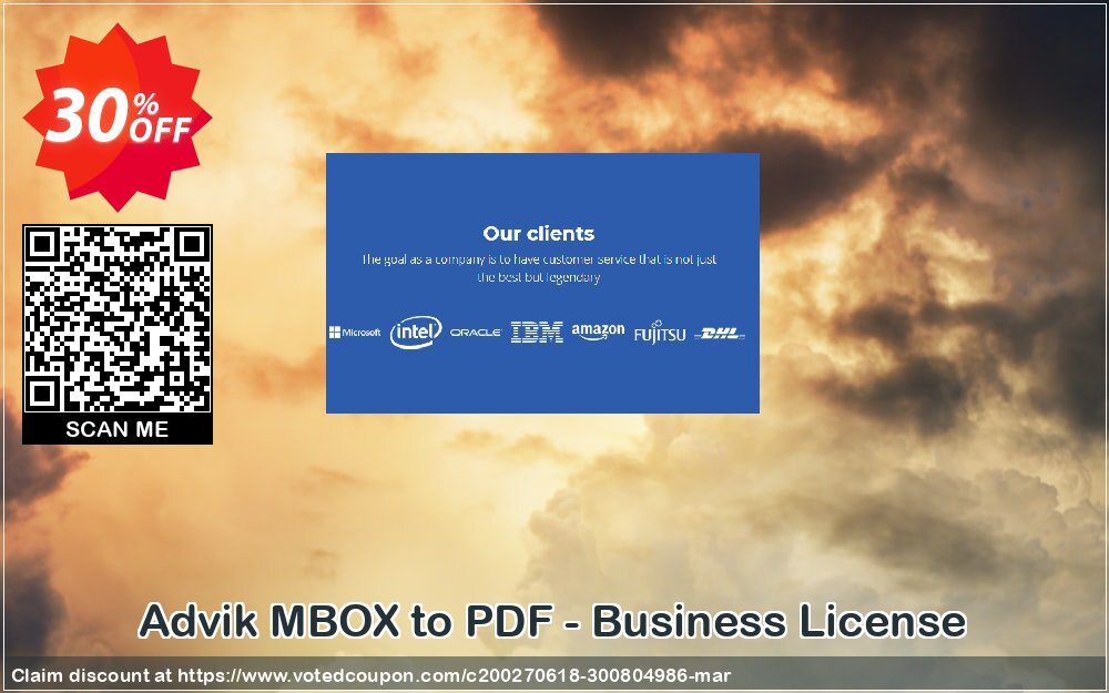 Advik MBOX to PDF - Business Plan Coupon, discount Coupon code Advik MBOX to PDF - Business License. Promotion: Advik MBOX to PDF - Business License Exclusive offer 