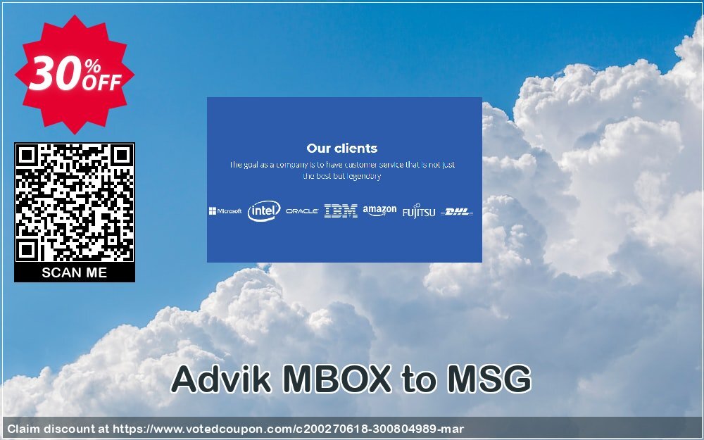 Advik MBOX to MSG Coupon, discount Coupon code Advik MBOX to MSG - Personal License. Promotion: Advik MBOX to MSG - Personal License Exclusive offer 