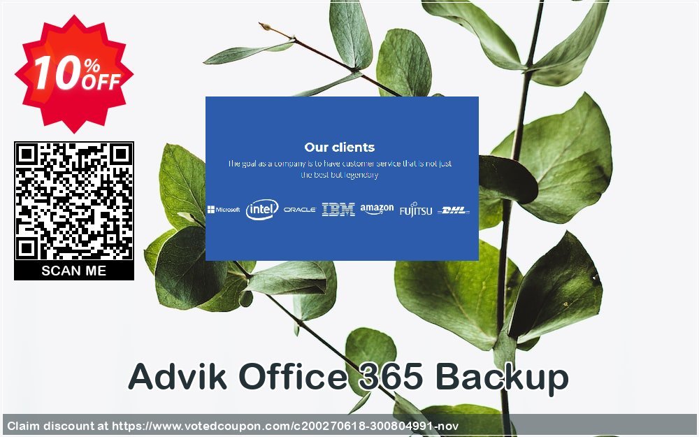 Advik Office 365 Backup Coupon, discount Coupon code Advik Office 365 Backup - Personal License. Promotion: Advik Office 365 Backup - Personal License Exclusive offer 