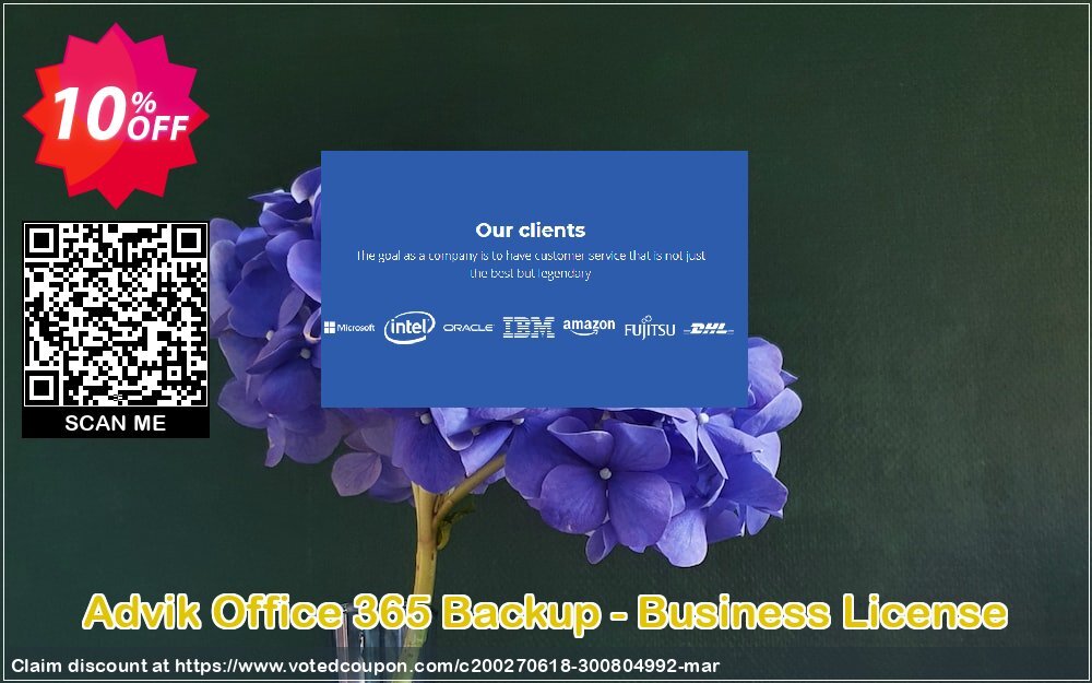 Advik Office 365 Backup - Business Plan Coupon, discount Coupon code Advik Office 365 Backup - Business License. Promotion: Advik Office 365 Backup - Business License Exclusive offer 