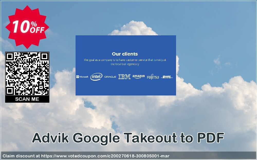 Advik Google Takeout to PDF Coupon Code Apr 2024, 10% OFF - VotedCoupon