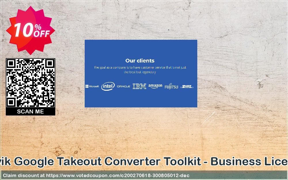 Advik Google Takeout Converter Toolkit - Business Plan Coupon, discount Coupon code Advik Google Takeout Converter Toolkit - Business License. Promotion: Advik Google Takeout Converter Toolkit - Business License Exclusive offer 