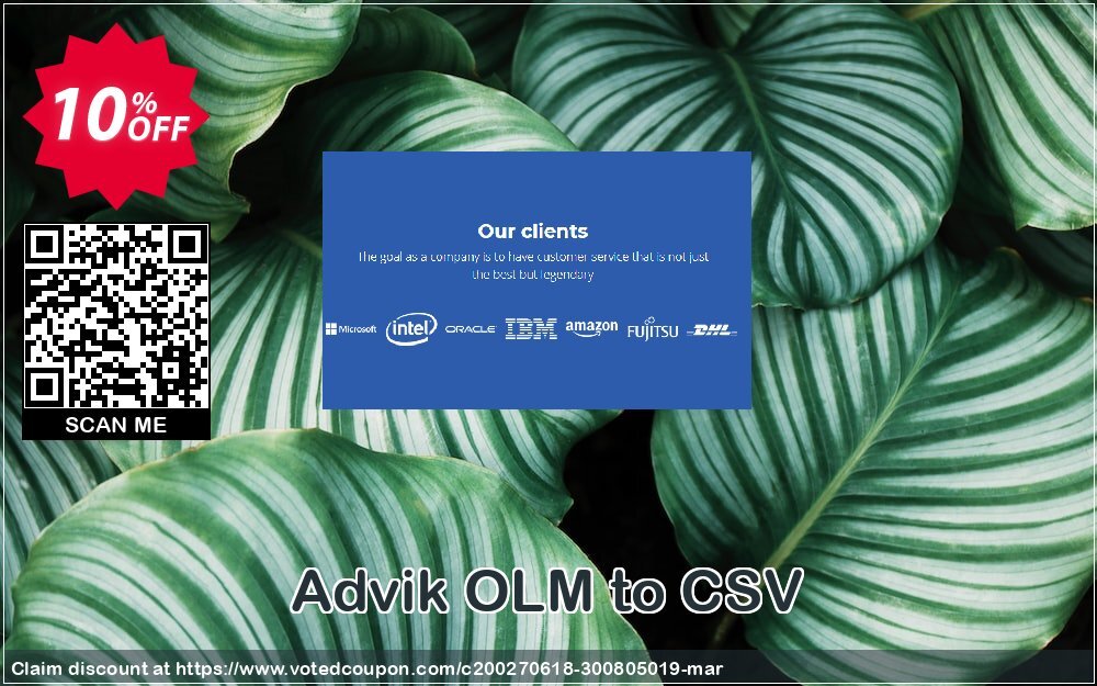 Advik OLM to CSV Coupon Code Apr 2024, 10% OFF - VotedCoupon