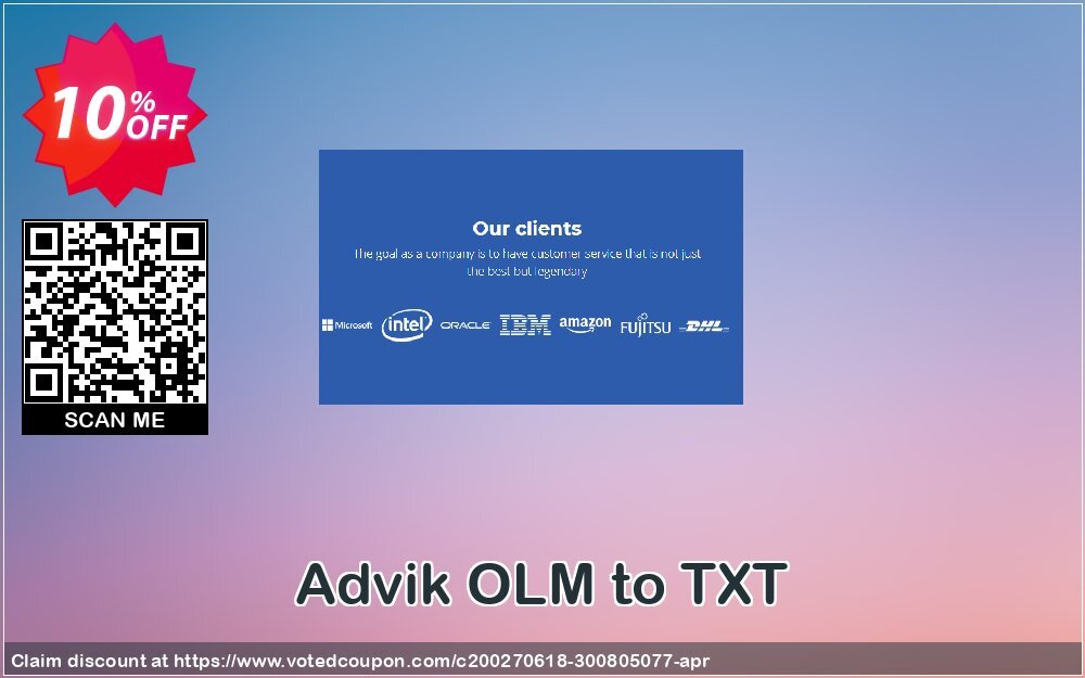 Advik OLM to TXT Coupon Code Apr 2024, 10% OFF - VotedCoupon