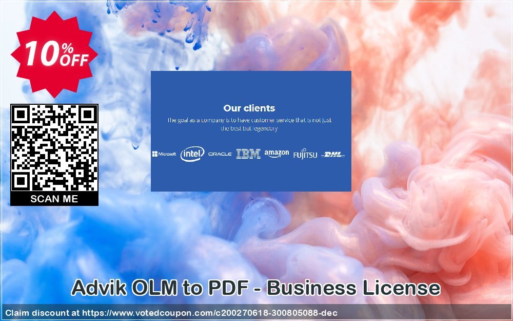 Advik OLM to PDF - Business Plan Coupon, discount Coupon code Advik OLM to PDF - Business License. Promotion: Advik OLM to PDF - Business License Exclusive offer 