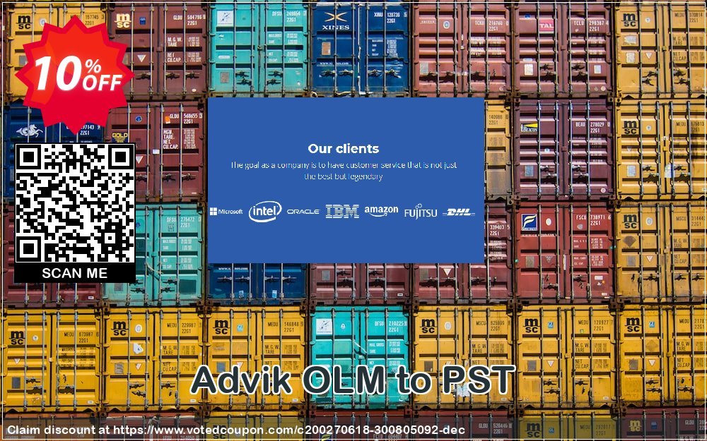 Advik OLM to PST Coupon, discount Coupon code Advik OLM to PST - Personal License. Promotion: Advik OLM to PST - Personal License Exclusive offer 
