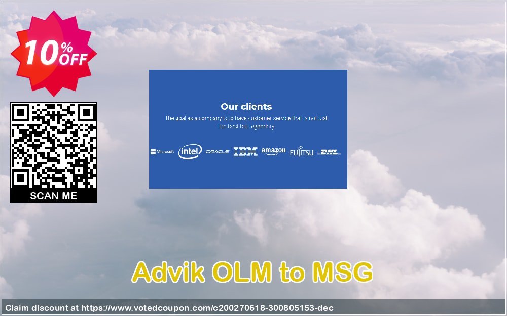 Advik OLM to MSG Coupon, discount Coupon code Advik OLM to MSG - Personal License. Promotion: Advik OLM to MSG - Personal License Exclusive offer 