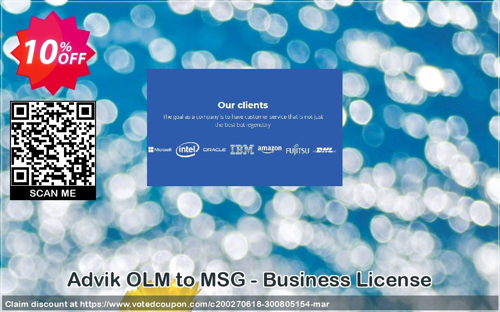 Advik OLM to MSG - Business Plan Coupon, discount Coupon code Advik OLM to MSG - Business License. Promotion: Advik OLM to MSG - Business License Exclusive offer 