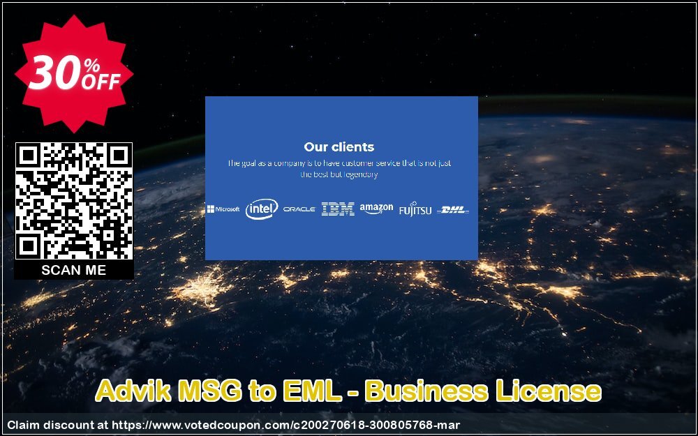 Advik MSG to EML - Business Plan Coupon, discount Coupon code Advik MSG to EML - Business License. Promotion: Advik MSG to EML - Business License Exclusive offer 