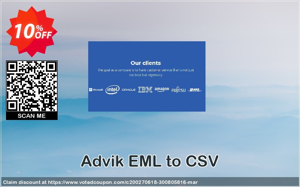 Advik EML to CSV Coupon Code Apr 2024, 10% OFF - VotedCoupon