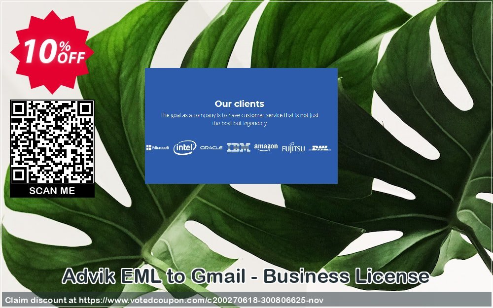 Advik EML to Gmail - Business Plan Coupon Code Apr 2024, 10% OFF - VotedCoupon