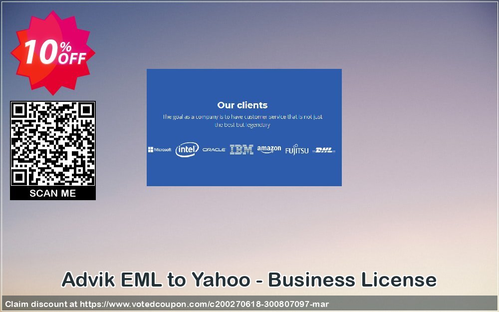 Advik EML to Yahoo - Business Plan Coupon Code May 2024, 10% OFF - VotedCoupon