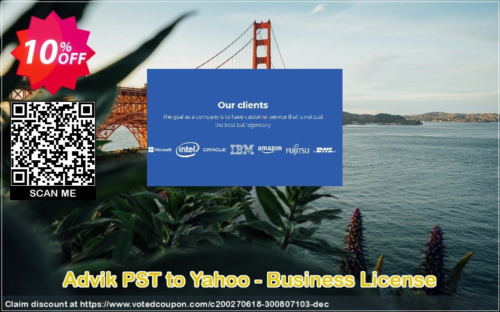 Advik PST to Yahoo - Business Plan Coupon, discount Coupon code Advik PST to Yahoo - Business License. Promotion: Advik PST to Yahoo - Business License Exclusive offer 