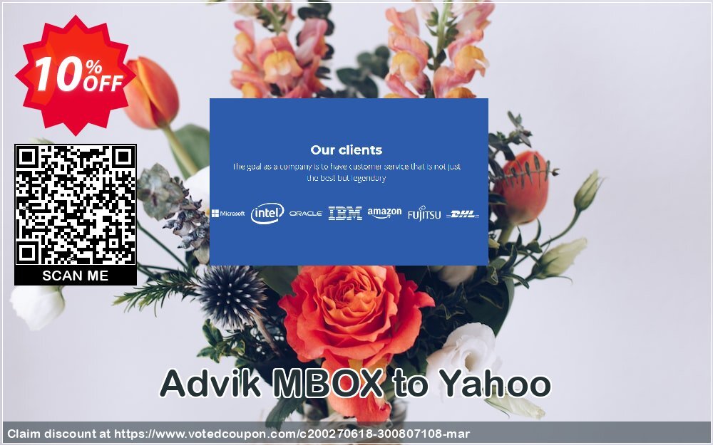 Advik MBOX to Yahoo Coupon, discount Coupon code Advik MBOX to Yahoo - Personal License. Promotion: Advik MBOX to Yahoo - Personal License Exclusive offer 