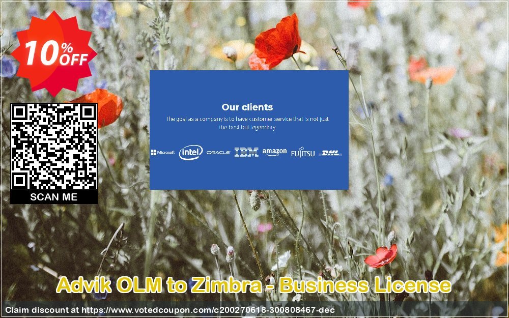 Advik OLM to Zimbra - Business Plan Coupon, discount Coupon code Advik OLM to Zimbra - Business License. Promotion: Advik OLM to Zimbra - Business License Exclusive offer 