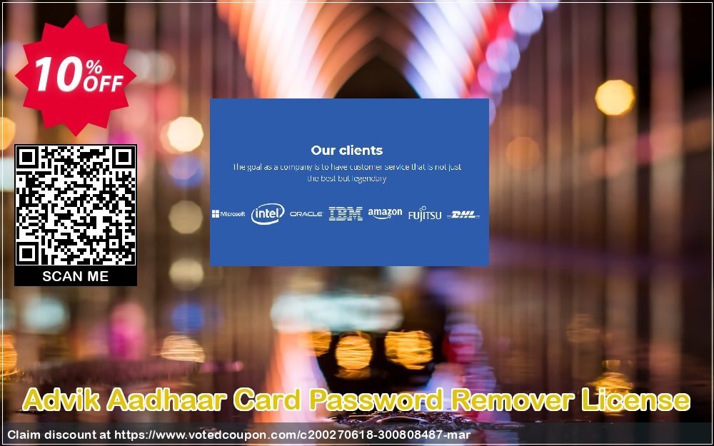 Advik Aadhaar Card Password Remover Plan Coupon, discount Coupon code Advik Aadhaar Card Password Remover License. Promotion: Advik Aadhaar Card Password Remover License Exclusive offer 