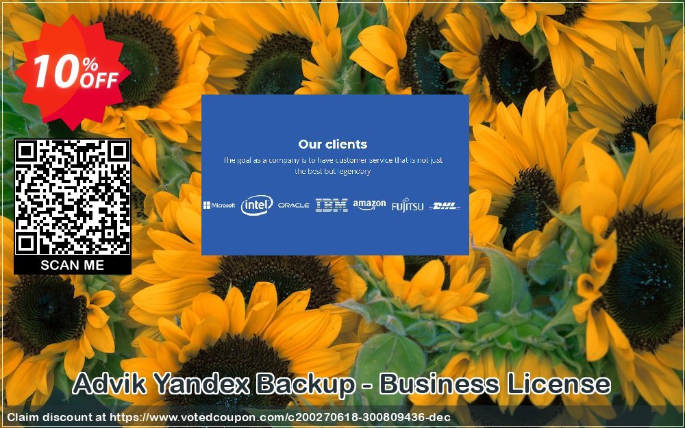 Advik Yandex Backup - Business Plan Coupon, discount Coupon code Advik Yandex Backup - Business License. Promotion: Advik Yandex Backup - Business License Exclusive offer 