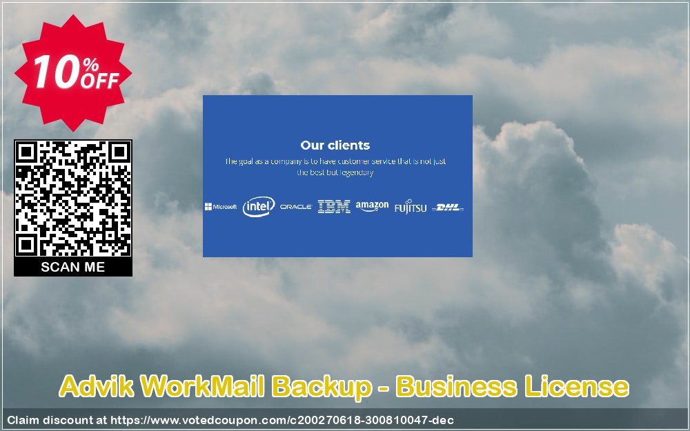 Advik WorkMail Backup - Business Plan Coupon Code May 2024, 10% OFF - VotedCoupon