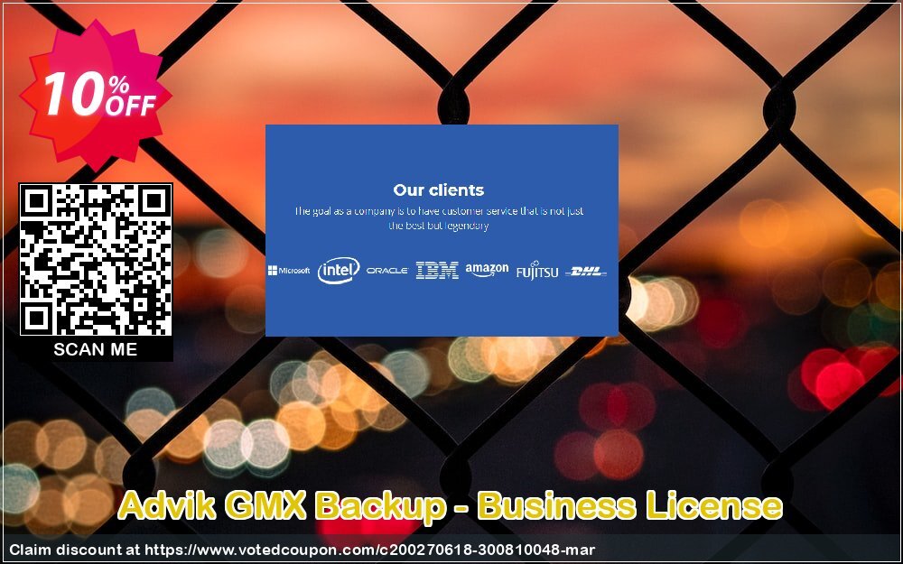 Advik GMX Backup - Business Plan Coupon, discount Coupon code Advik GMX Backup - Business License. Promotion: Advik GMX Backup - Business License Exclusive offer 